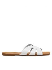 Jenny Fairy Klapki WYL0710-3 Biały. Białe klapki damskie Jenny Fairy, bez wzorów, z syntetyku, bez obcasa, bez zapięcia. Za 69.99 zł.