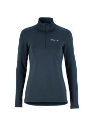 Craft Gain Midlayer W – lekka bluza z podszyciem, pół-rozpinana – Night. Niebieskie bluzy damskie Craft, xs, bez wzorów, z elastanu, bez ramiączek, bez kaptura. Za 260.50 zł.