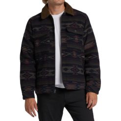 Kurtka turystyczna męska Billabong Barlow Sherpa przejściowa. Niebieskie kurtki męskie Billabong, m, bez wzorów, z bawełny, sportowe, bez kaptura. Za 354.00 zł.