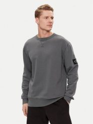 Calvin Klein Jeans Bluza J30J325145 Szary Regular Fit. Szare bluzy męskie Calvin Klein Jeans, m, bez wzorów, z bawełny, bez ramiączek, bez kaptura. Za 239.99 zł.