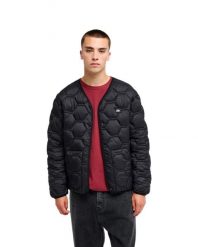 Kurtka ocieplająca dla Mężczyzn FUSE URBAN Czarny. Czarne kurtki męskie Quiksilver, m, bez wzorów, z nylonu, bez kaptura. Za 599.99 zł.