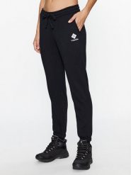 Columbia Spodnie dresowe Trek™ Jogger Czarny Regular Fit. Czarne spodnie dresowe damskie Columbia, bez wzorów, z dresówki. Za 265.99 zł.