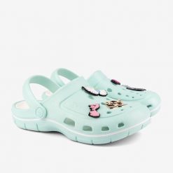 Klapki damskie Coqui - rozmiar 36, wielokolorowe. Zielone klapki damskie Erima, na lato, bez wzorów, z bawełny, retro, bez obcasa, bez zapięcia. Za 152.99 zł.