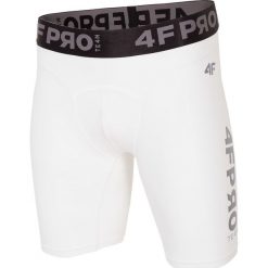 Bielizna baselayer 4FPro SPMF404 - biały allover. Biała spodnie sportowe męskie 4F, m, bez wzorów, z jersey. W wyprzedaży za 34.99 zł.