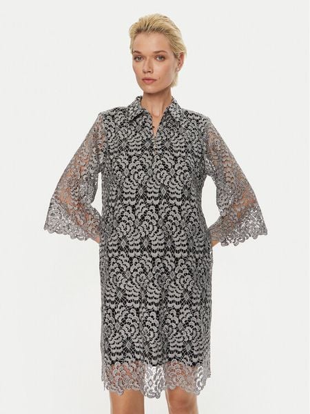 Bruuns Bazaar Sukienka codzienna Bignon BBW4129 Szary Regular Fit. Szare sukienki damskie Bruuns Bazaar, na co dzień, bez wzorów, z syntetyku, bez kołnierzyka, bez ramiączek, proste. Za 489.99 zł.