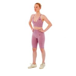 Damski zestaw sportowy Xtreme - krótkie legginsy + biustonosz sportowy - Różowy. Czerwone legginsy damskie XTREME SOCKSWEAR, bez wzorów, krótkie, na fitness i siłownię. Za 172.99 zł.