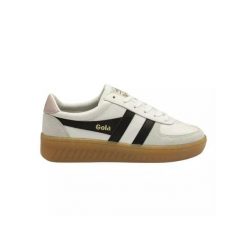 Baskets Femme Baskets Gola GRANDSLAM Blanc Blanc Gola. Białe obuwie sportowe damskie Gola, bez wzorów, bez zapięcia. Za 468.00 zł.