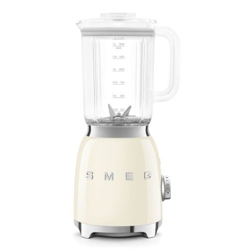 Smeg BLF03CREU blender 1,5 l Blender stołowy 800 W Kremowy. Białe blendery Smeg. Za 918.99 zł.