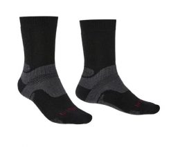 BRIDGEDALE Skarpety HIKE MID MERINO E-XL ( 48+)-Czarny. Czarne skarpety męskie Bridgedale, bez wzorów, z elastanu. Za 80.75 zł.