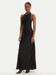 Bardot Sukienka wieczorowa Similina Halter Maxi 59919DB Czarny Regular Fit. Czarne sukienki damskie Bardot, bez wzorów, z syntetyku, wizytowe, bez kołnierzyka, bez ramiączek, maxi. Za 379.99 zł.