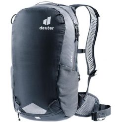 Plecak enduro Deuter Race 12 - black. Czarne plecaki męskie Deuter, bez wzorów, z materiału, sportowe. Za 351.99 zł.