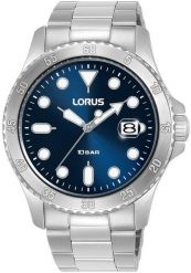 Zegarek Lorus Zegarek męski Lorus RS967DX9 srebrny. Szare zegarki męskie Lorus, bez wzorów, srebrne. Za 399.00 zł.