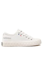 Palladium Trampki Palla Ace Cvs 77014-116-M Biały. Białe trampki i tenisówki damskie Palladium, bez wzorów, z materiału, bez zapięcia. Za 189.99 zł.