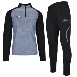 Komplet treningowy Keeza Frost & Totti. Czarne bluzy męskie KEEZA, xl, bez wzorów, sportowe, bez ramiączek, bez kaptura. Za 193.00 zł.