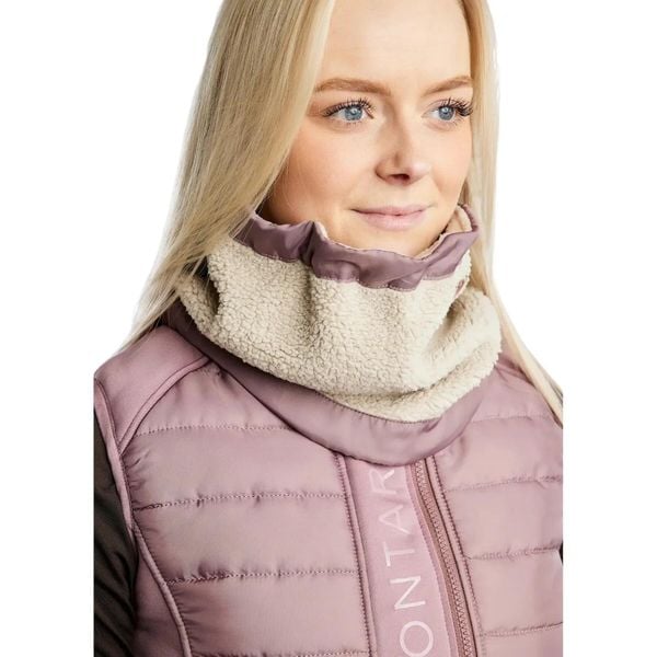 Szalik damski teddy Montar Ebba. Zielone szaliki damskie MONTAR, bez wzorów, z materiału. Za 151.50 zł.
