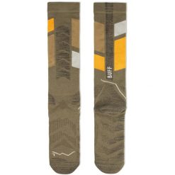 Skarpetki Buff THERMONET® OVER THE CALF SOCKS. Zielone skarpety męskie Buff, bez wzorów, z puchu. Za 149.90 zł.
