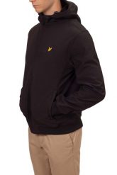 Kurtka z podszewką polarową Lyle & Scott. Czarne kurtki męskie LYLE AND SCOTT, na zimę, xl, bez wzorów, z materiału, eleganckie, bez kaptura. Za 683.55 zł.