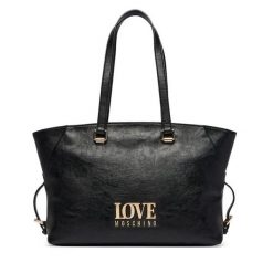 Torebka LOVE MOSCHINO. Czarne shopperki damskie Love Moschino, bez wzorów, bez dodatków. Za 949.99 zł.