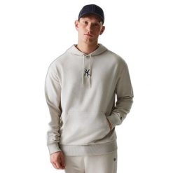 Oversize hoodie New York Yankees MLB LE Midi. Brązowe bluzy męskie New Era, m, bez wzorów, bez ramiączek. Za 211.95 zł.