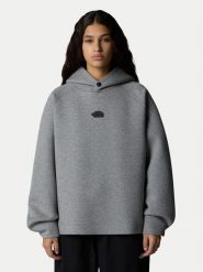 The North Face Bluza NF0A89C0 Szary Relaxed Fit. Szare bluzy damskie The North Face, m, bez wzorów, z bawełny, bez ramiączek, bez kaptura. Za 279.99 zł.