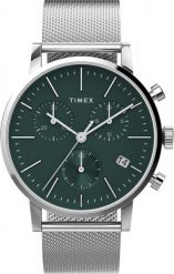 Zegarek Timex Zegarek męski Timex TW2W43400 srebrny. Szare zegarki męskie Timex, bez wzorów, srebrne. Za 849.00 zł.
