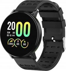 SMARTWATCH PŁASKI 119PLUS. Zegarki smartwatch DexXer, bez wzorów. Za 104.39 zł.