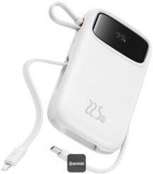 Powerbank Baseus Powerbank P10055003223-00 Biały 10000 mAh. Białe powerbanki Baseus. Za 250.00 zł.