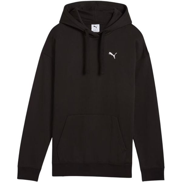 Bluza damska Puma ESS Comfort Hoodie FL. Czarne bluzy damskie Puma, xl, bez wzorów, z bawełny, bez ramiączek, z kapturem. Za 176.99 zł.