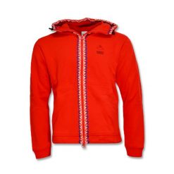 Bluza z kapturem Nike Kyrie Irving Full-Zip Hoodie. Czerwone bluzy damskie Nike, bez wzorów, z kapturem, do koszykówki. Za 224.00 zł.