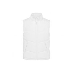 Wyściełana polarem kurtka bez rękawów Kariban Warmer. Białe kurtki męskie KARIBAN, m, bez wzorów, z polaru, bez kaptura. Za 226.50 zł.