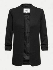 ONLY Marynarka Poptrash 15324620 Czarny Loose Fit. Czarne marynarki i żakiety damskie ONLY, bez wzorów, z wiskozy, bez kołnierzyka, bez ramiączek. Za 129.99 zł.