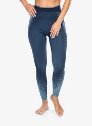 Legginsy termoaktywne damskie Odlo Blackcomb Eco BL Bottom Long. Niebieskie legginsy damskie ODLO, bez wzorów, z elastanu. Za 274.99 zł.