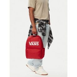 Plecak Vans. Czerwone plecaki męskie Vans, bez wzorów, sportowe. Za 169.99 zł.