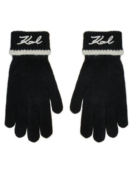 KARL LAGERFELD Rękawiczki Damskie 246W3601 Czarny. Czarne rękawiczki damskie KARL LAGERFELD, bez wzorów, z dzianiny. Za 219.99 zł.