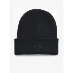 Czapka Under Armour Tac Halftime Cuff. Czarne czapki męskie Under Armour, bez wzorów. Za 77.99 zł.