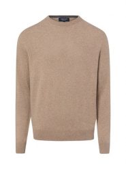 Andrew James sweter z czystego kaszmiru Mężczyźni Kaszmir (100%) beżowy, XXL. Brązowe swetry męskie Andrew James, m, bez wzorów, z kaszmiru, eleganckie, bez kołnierzyka, bez ramiączek. Za 749.95 zł.
