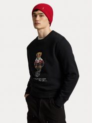 Polo Ralph Lauren Bluza 710B28740001 Czarny Regular Fit. Czarne bluzy męskie Polo Ralph Lauren, m, bez wzorów, bez ramiączek, bez kaptura. Za 1,199.00 zł.