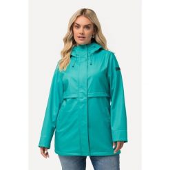 Damskie Kurtka softshell HYPRAR hydrofobowa podszewka z polaru. Niebieskie kurtki sportowe damskie Ulla Popken, plus size, bez wzorów, z materiału, bez ramiączek, bez kaptura, trekkingowe. W wyprzedaży za 383.99 zł.