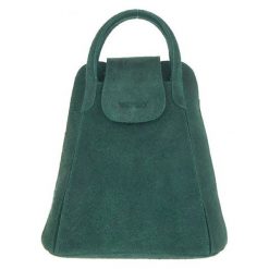 VERSO 3003-A00UA Zielony, Plecak damski. Zielone plecaki damskie Verso, bez wzorów, ze skóry, eleganckie. Za 259.00 zł.
