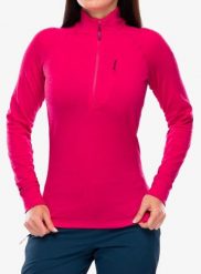 Bluza z zamkiem 1/2 damska Rab Nexus Pull On. Czerwone bluzy damskie RAB, xs, bez wzorów, z materiału, bez ramiączek, bez kaptura. Za 324.49 zł.