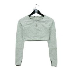 Second life - T-shirt Femme Fitness Yoga Beige - Jak nowy. Brązowe t-shirty damskie GYMSHARK, bez wzorów, sportowe, bez kołnierzyka, bez ramiączek. Za 101.48 zł.