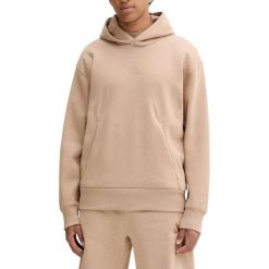 Bluza męska adidas All Szn polarowa. Brązowe bluzy sportowe męskie Adidas, m, bez wzorów, z bawełny, bez kaptura. Za 200.99 zł.