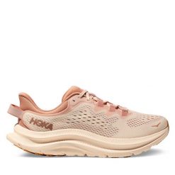 Buty do biegania Hoka. Brązowe obuwie sportowe damskie HOKA, bez wzorów, bez zapięcia, do biegania. Za 499.99 zł.