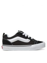 Vans Knu Skool Tenisówki damskie. Czarne trampki i tenisówki damskie Vans, bez wzorów, z gumy, przed kostkę, bez zapięcia. Za 239.99 zł.