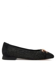 Caprice Baleriny 9-22503-42 Czarny. Czarne balerinki damskie Caprice, bez wzorów, ze skóry, bez obcasa, bez zapięcia. Za 176.99 zł.