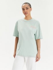 4F T-Shirt 4FWSS24TTSHF1265 Zielony Oversize. Zielone t-shirty damskie 4F, s, bez wzorów, z bawełny, bez kołnierzyka, bez ramiączek. Za 39.99 zł.