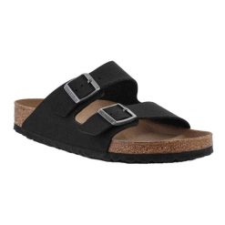 Sandały Męskie Arizona. Czarne sandały męskie Birkenstock, bez wzorów, z materiału, bez zapięcia. Za 839.99 zł.
