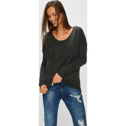 Review - Sweter. Brązowe swetry nierozpinane damskie Review, l, bez wzorów, z bawełny, bez kołnierzyka, bez ramiączek. W wyprzedaży za 79.90 zł.