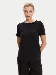 Weekend Max Mara T-Shirt Multib 2525976011 Czarny Regular Fit. Czarne t-shirty damskie Weekend Max Mara, l, bez wzorów, z bawełny, bez kołnierzyka, bez ramiączek. Za 199.99 zł.