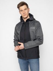 Columbia Kurtka przeciwdeszczowa Inner Limits II EO0088 Szary Regular Fit. Szare kurtki sportowe męskie Columbia, m, bez wzorów, z syntetyku, bez kaptura, outdoorowe. Za 279.99 zł.
